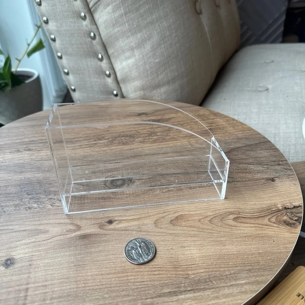 Plastic Clear make up organizers (sells together)
